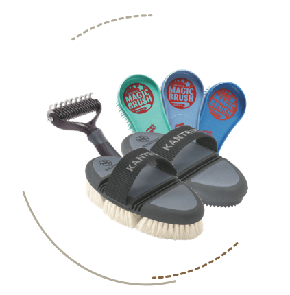 rm fellwechsel buersten striegel